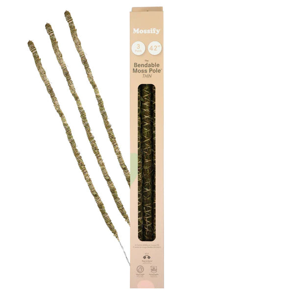 Mossify® Bendable Moss Pole™ THIN - 3 Pack