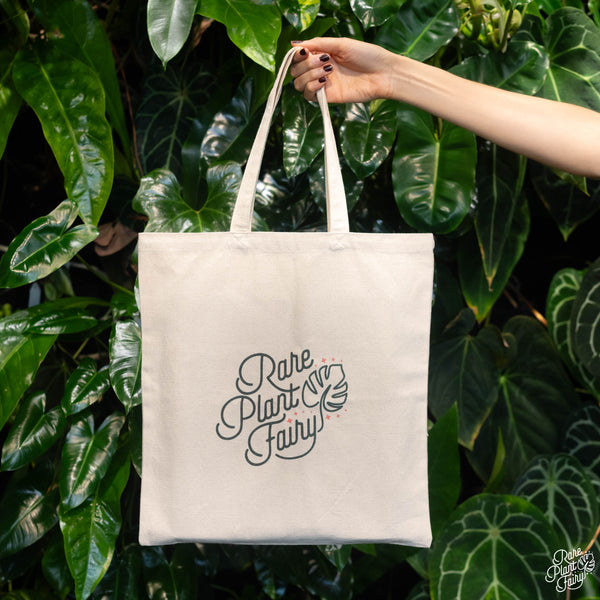 Rare Plant Fairy® Canvas Tote Bag (Canvas White)
