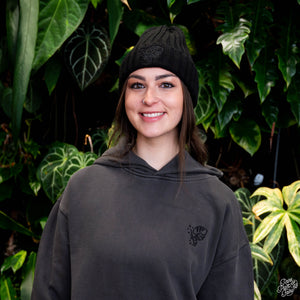 Rare Plant Fairy ® Sustainable Hoodie In Faded Black